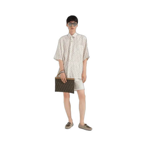 Fendi Ff Large Flat Pouch