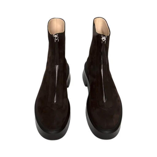 Oversize-Sole Ankle Boots