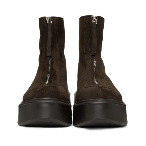 Oversize-Sole Ankle Boots
