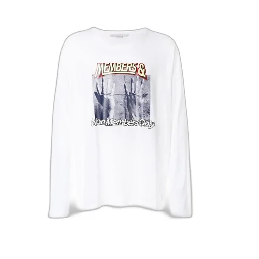 T-Shirt With Round Neck And Long Sleeves