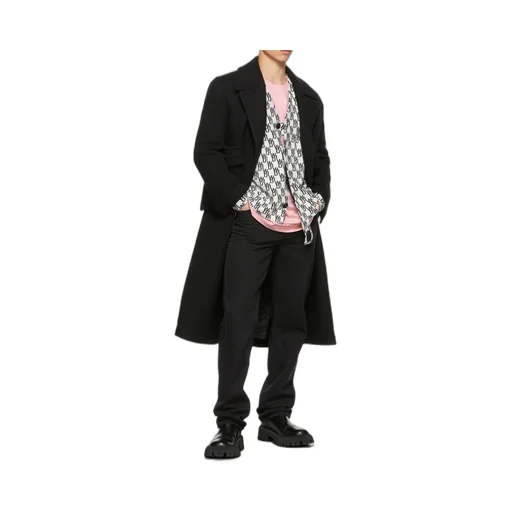 Monogram-Print Knitted Cardigan