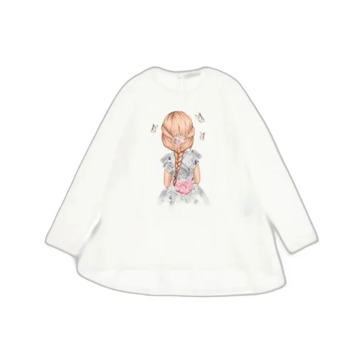 Monnalisa T-Shirts And Polos White