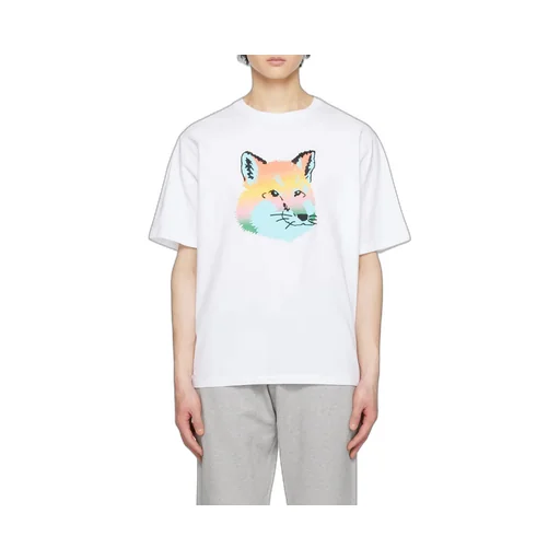 Maison Kitsuné Fox Printed Crewneck T-Shirt