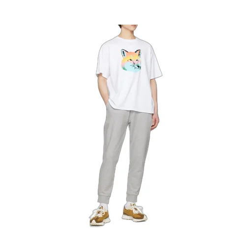 Maison Kitsuné Fox Printed Crewneck T-Shirt