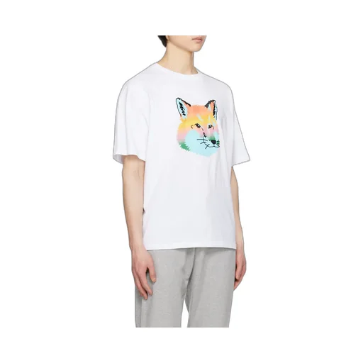 Maison Kitsuné Fox Printed Crewneck T-Shirt