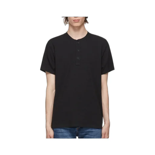 Short-Sleeve Henley T-Shirt