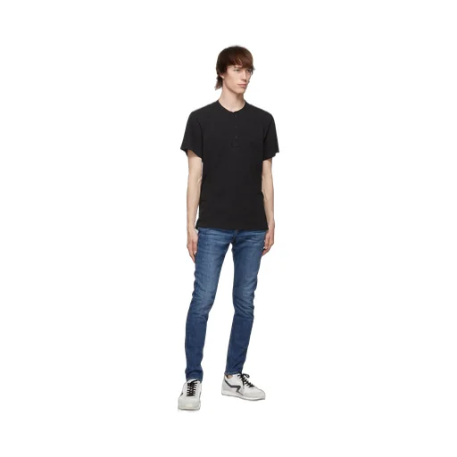 Short-Sleeve Henley T-Shirt