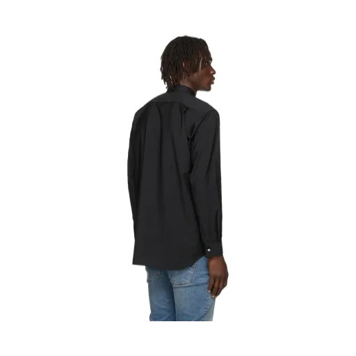 Black Logo Wool Shirt