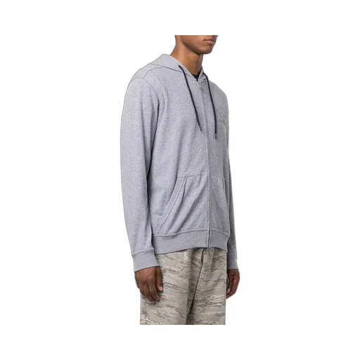 Logo-Print Zip-Up Hoodie