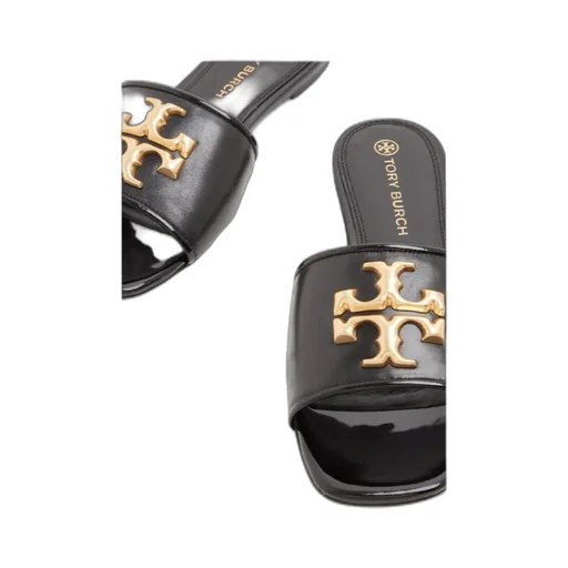 Tory Burch Eleanor Double T Logo Plaque Sandals