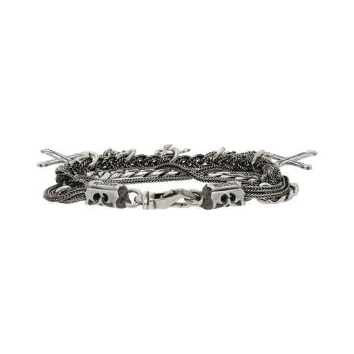 Emanuele Bicocchi Cross Charm Bracelet