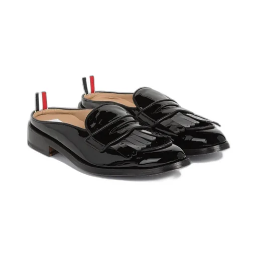 Patent Mule Loafers
