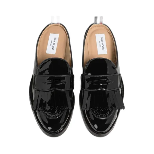 Patent Mule Loafers