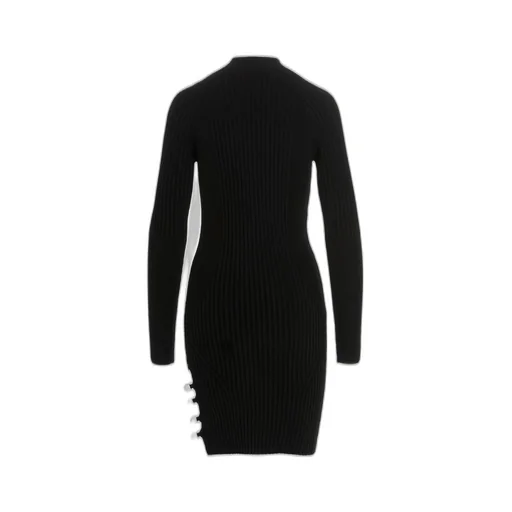 La Pigolo Rib-Knit Midi Dress