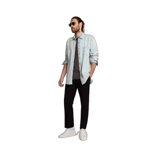 Golden Goose Deluxe Brand Logo Patch Buttoned Shirt