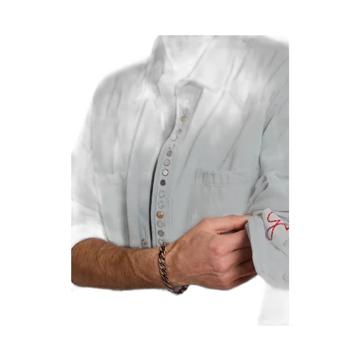 Golden Goose Deluxe Brand Logo Patch Buttoned Shirt