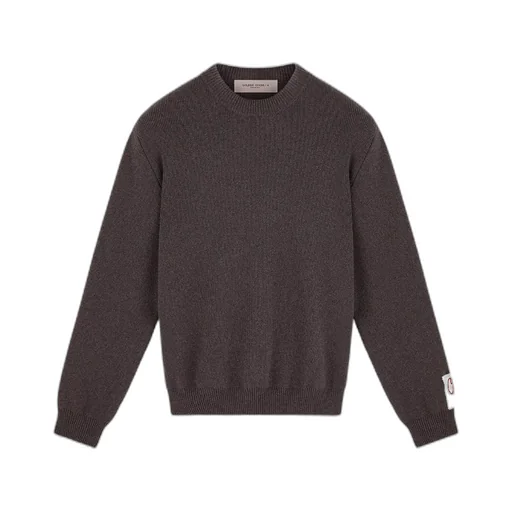 Golden Goose Deluxe Brand Logo Patch Knitted Jumper