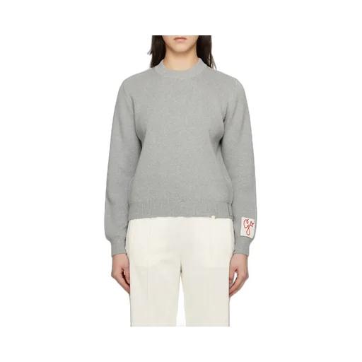 Golden Goose Deluxe Brand Distressed Logo Patch Jumper