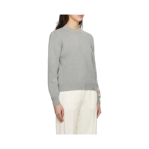 Golden Goose Deluxe Brand Distressed Logo Patch Jumper
