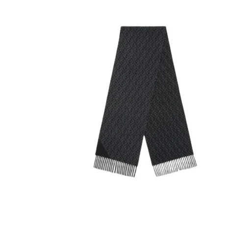 Black Wool Scarf