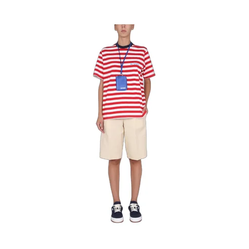 Sunnei Striped Crewneck T-Shirt