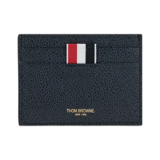 Thom Browne	Logo Printed Striped Card Holder