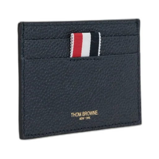 Thom Browne	Logo Printed Striped Card Holder