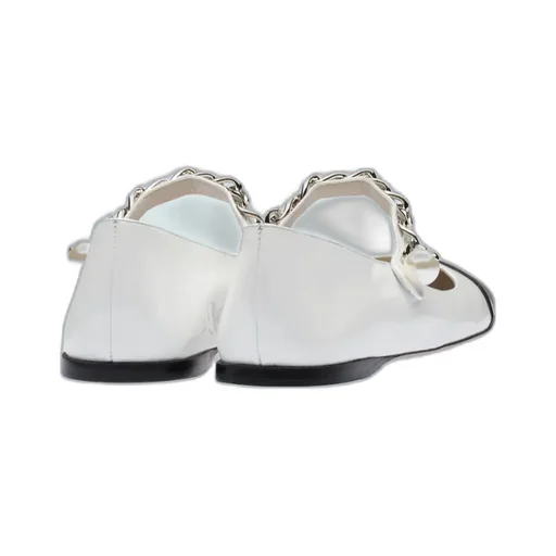 Patent Leather Ballerina Pumps