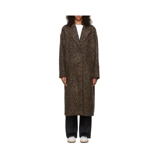 Golden Goose Deluxe Brand Leopard Jacquard Coat
