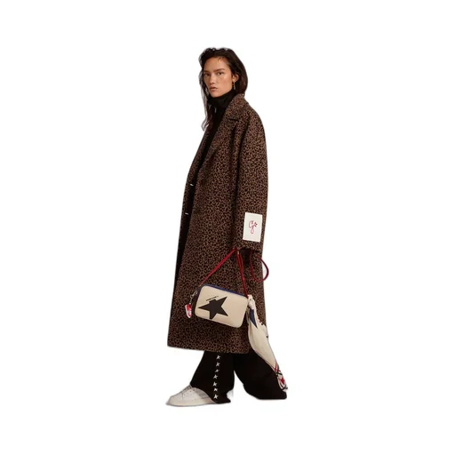 Golden Goose Deluxe Brand Leopard Jacquard Coat