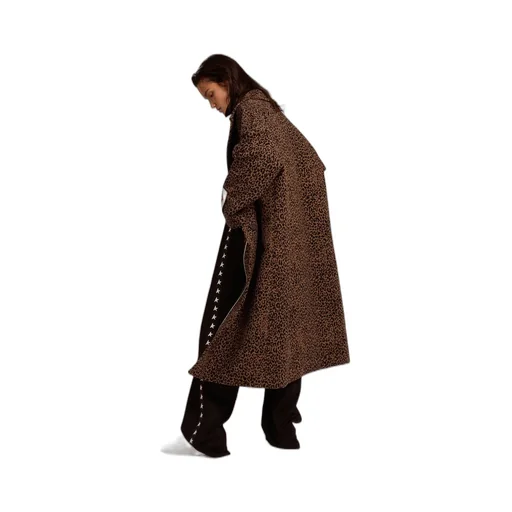 Golden Goose Deluxe Brand Leopard Jacquard Coat