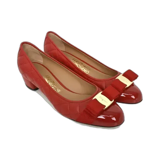 Bow Buckle High Heels