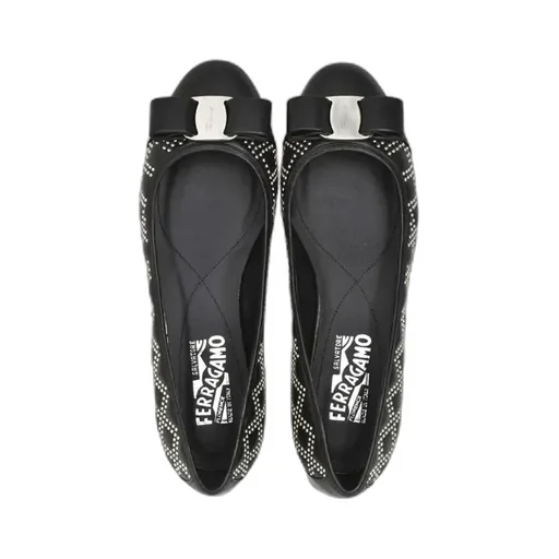 Rivet Ballet Shoes With Round Head