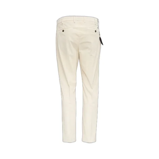 Pt Torino Mid-Rise Cropped Velvet Trousers