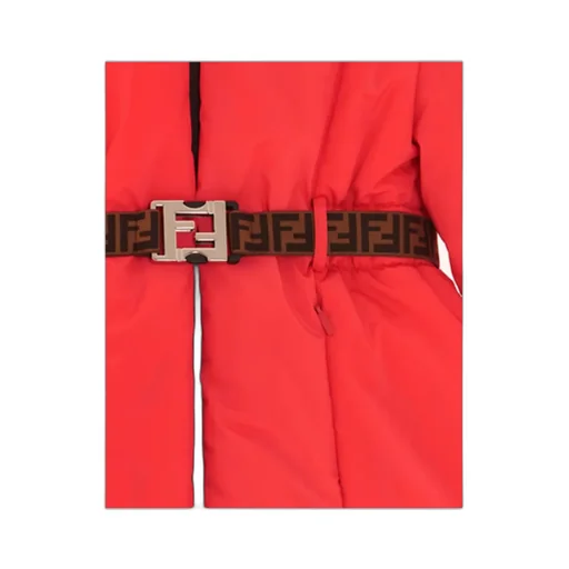 Monogram-Print Padded Jacket