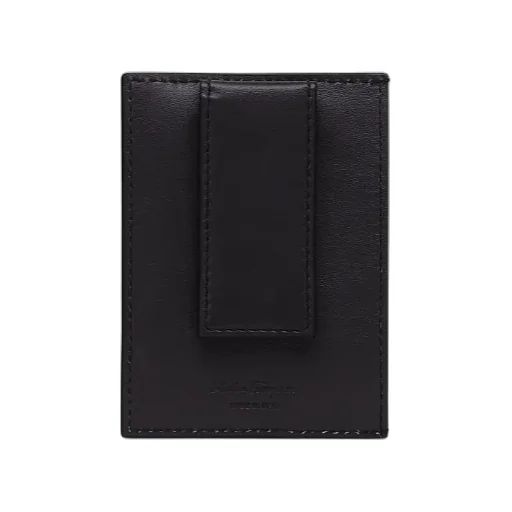 Salvatore Ferragamo Logo Plaque Card Case