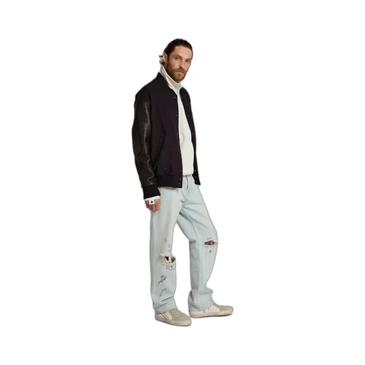 Golden Goose Deluxe Brand Panelled Bomber Jacket
