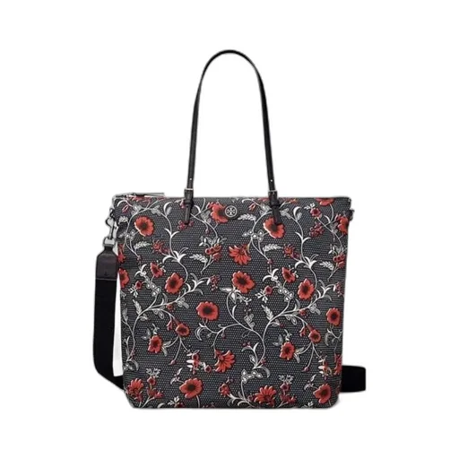 Retro Block Print Tote Bag