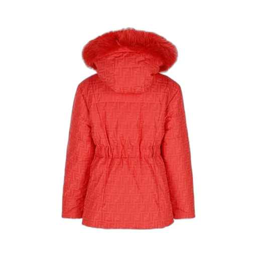 Fendi Kids Ff Motif Hooded Padded Jacket