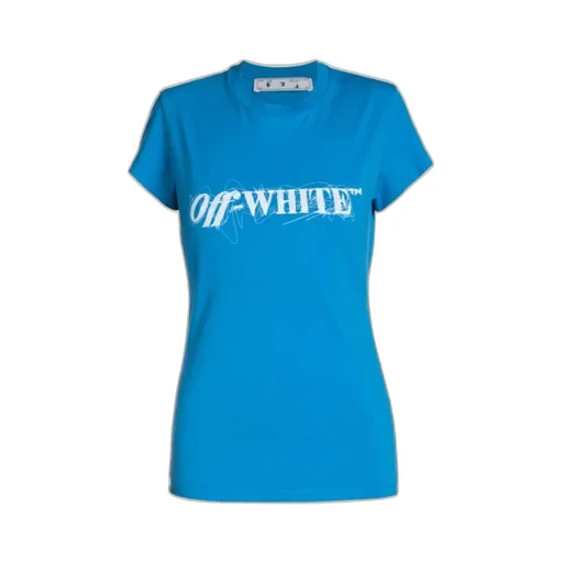 Off-White Crewneck Logo Detailed T-Shirt