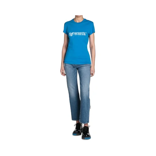 Off-White Crewneck Logo Detailed T-Shirt
