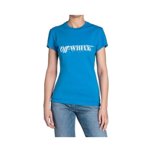 Off-White Crewneck Logo Detailed T-Shirt