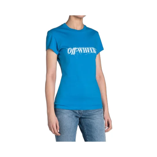 Off-White Crewneck Logo Detailed T-Shirt