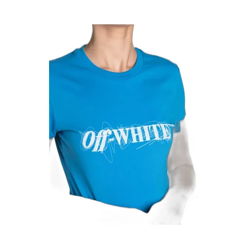 Off-White Crewneck Logo Detailed T-Shirt