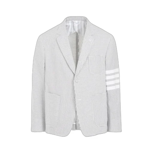 Thom Browne Single-Breasted Striped Tailored Blazer