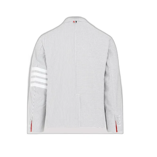 Thom Browne Single-Breasted Striped Tailored Blazer