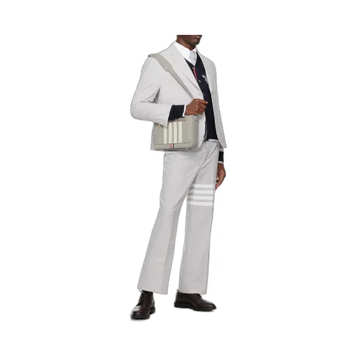 Thom Browne Single-Breasted Striped Tailored Blazer