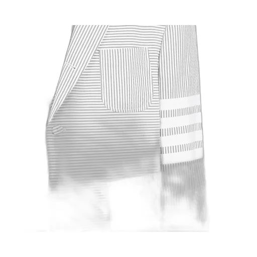 Thom Browne Single-Breasted Striped Tailored Blazer