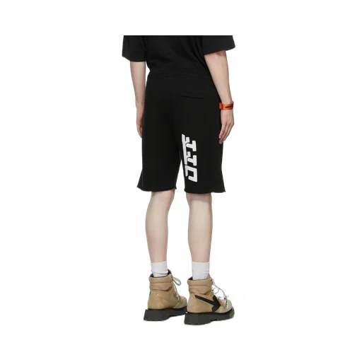 90's Logo Print Track Shorts