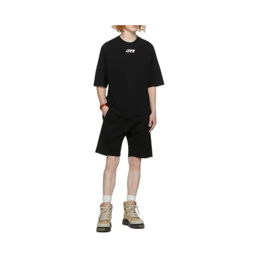 90's Logo Print Track Shorts